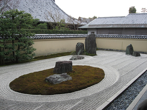 wallpaper zen garden. Banryutei Garden Japan