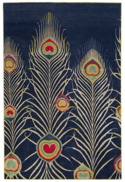 Peacock Rug by Matthew